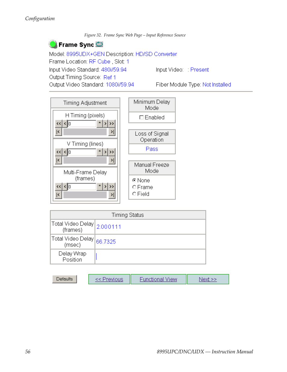 Grass Valley 8995DNC v.1.3.0 User Manual | Page 56 / 140
