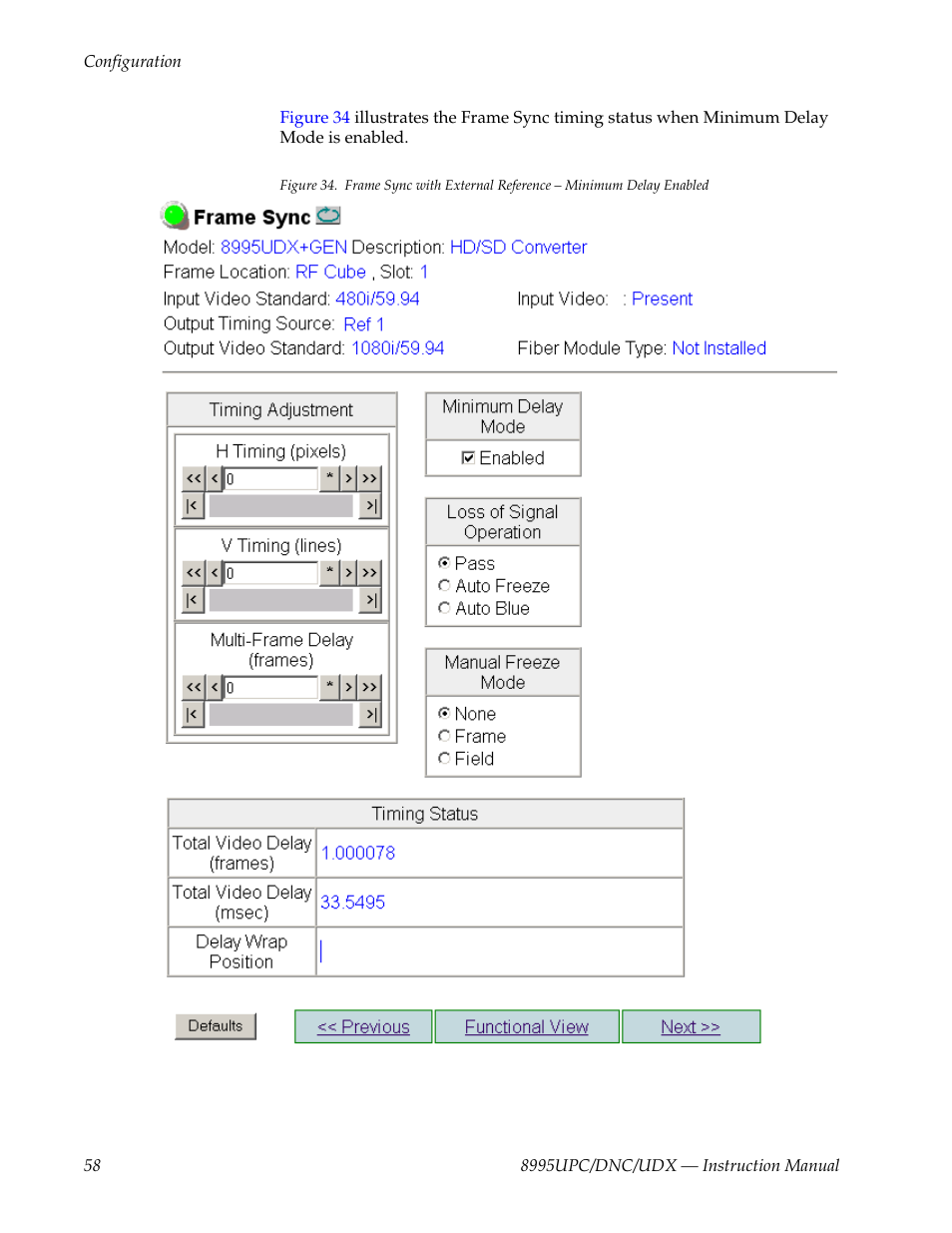 Grass Valley 8995DNC v.1.3.0 User Manual | Page 58 / 140