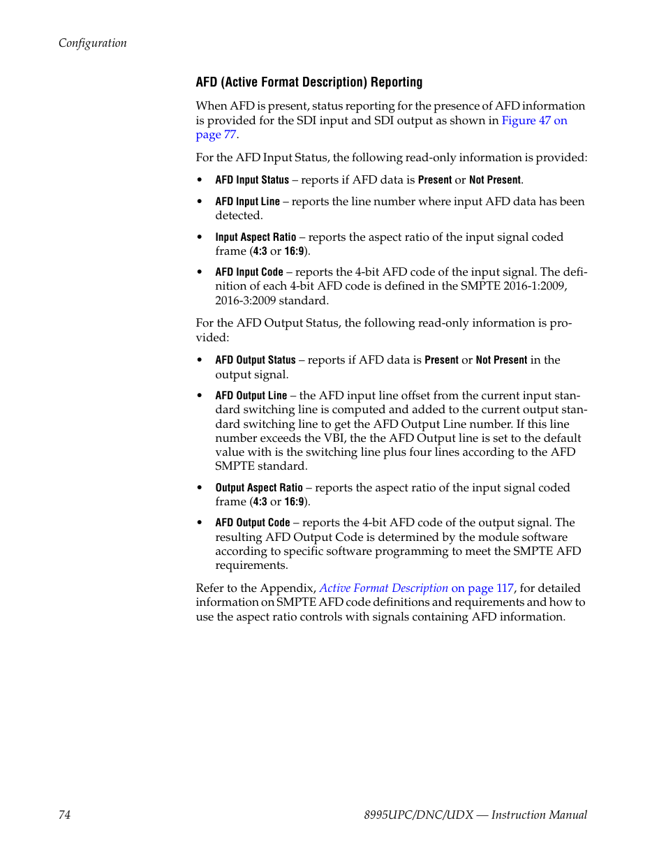 Grass Valley 8995DNC v.1.3.0 User Manual | Page 74 / 140