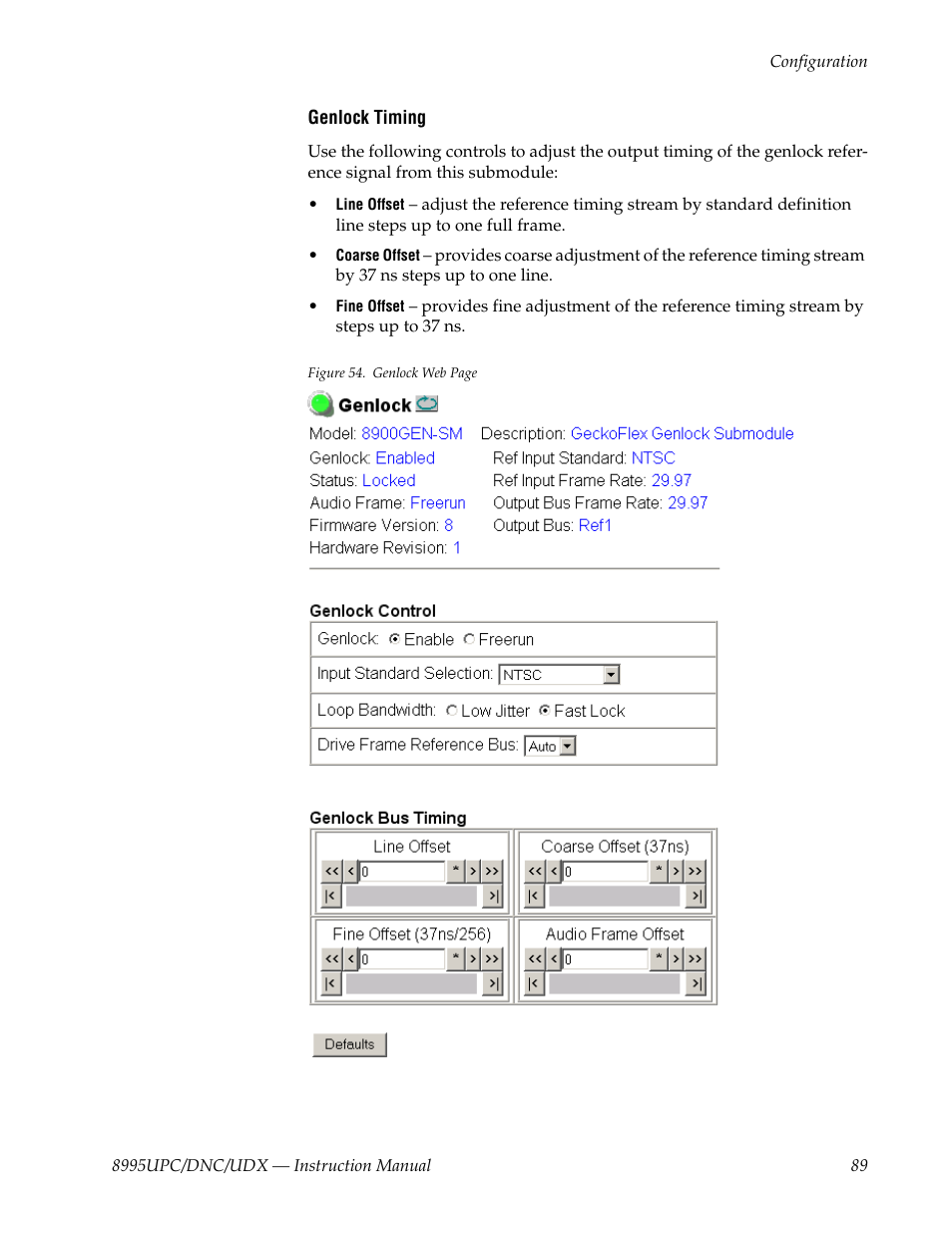 Grass Valley 8995DNC v.1.3.0 User Manual | Page 89 / 140