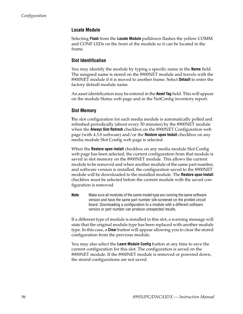 Grass Valley 8995DNC v.1.3.0 User Manual | Page 96 / 140