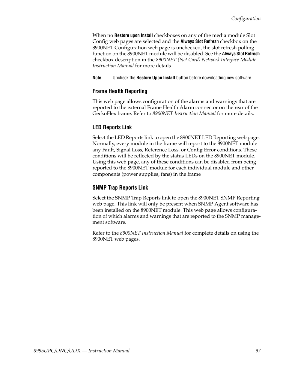Grass Valley 8995DNC v.1.3.0 User Manual | Page 97 / 140