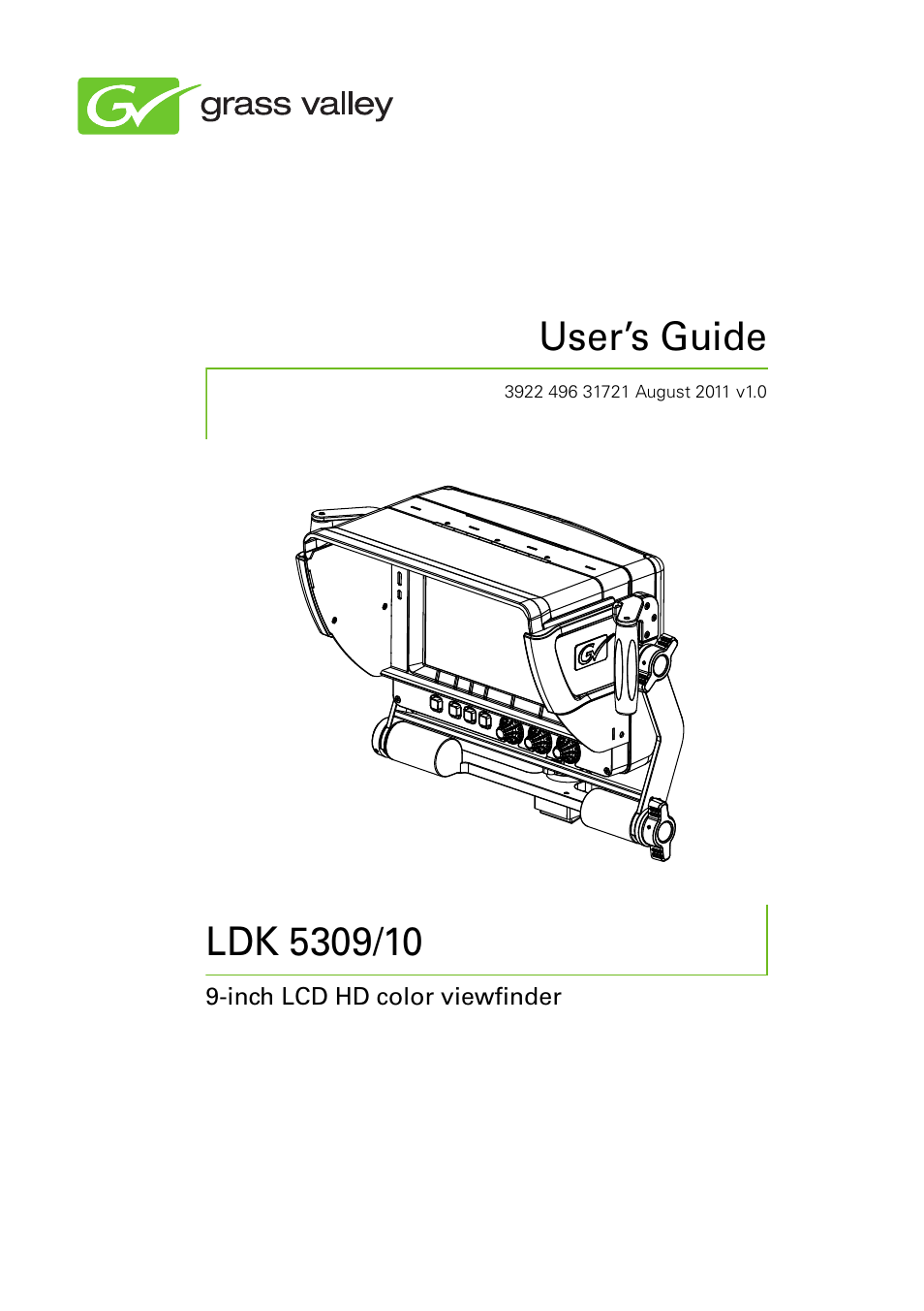 Grass Valley LDK 5309 User Manual | 44 pages