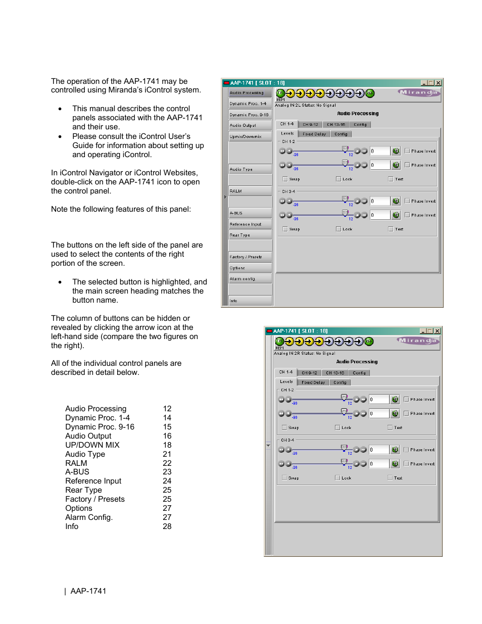 Grass Valley AAP-1741 User Manual | Page 14 / 33