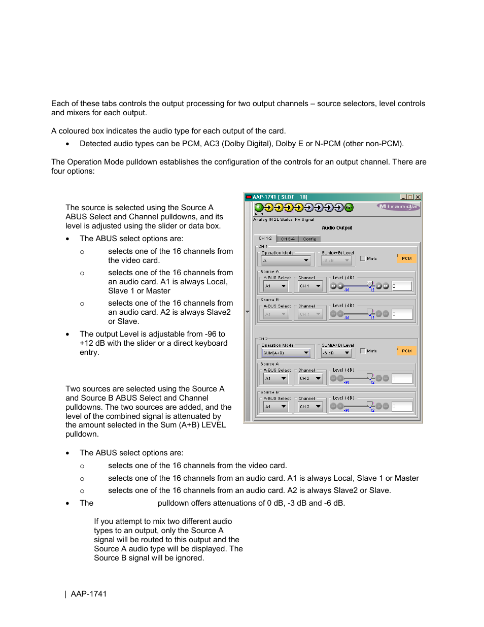 Grass Valley AAP-1741 User Manual | Page 20 / 33