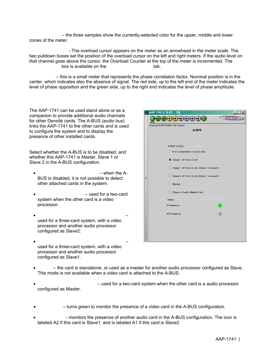 Grass Valley AAP-1741 User Manual | Page 27 / 33