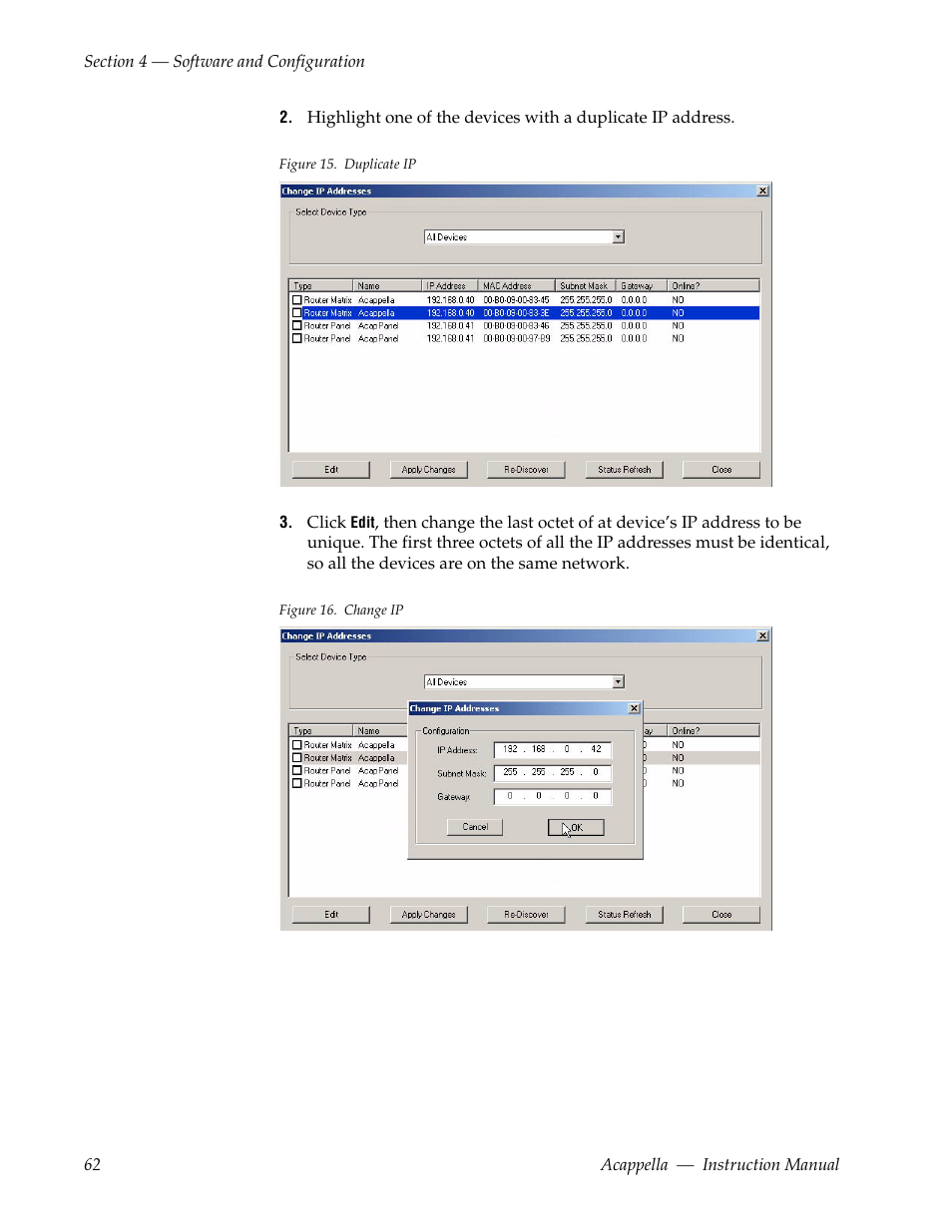 Grass Valley Acappella v.3.2.4 User Manual | Page 62 / 128