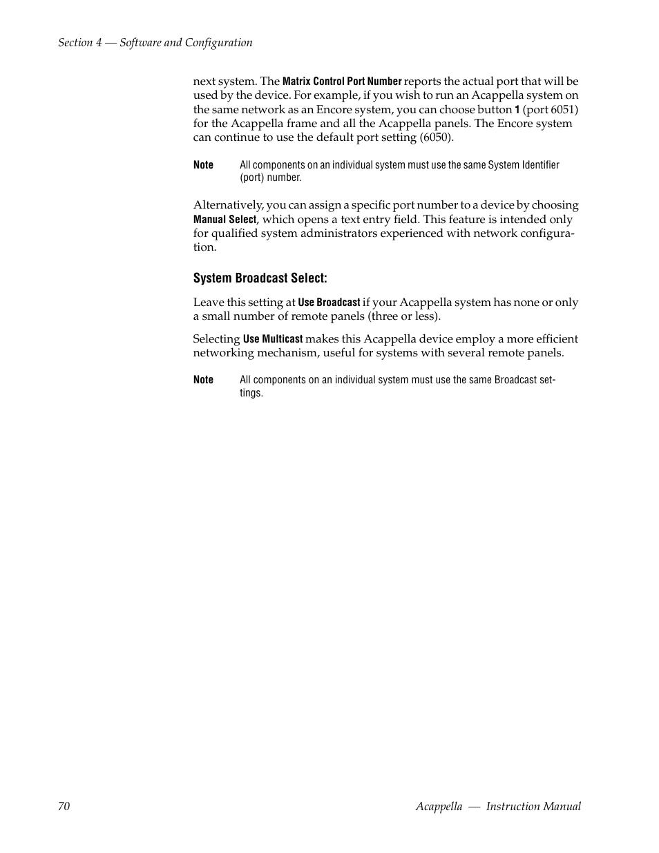 Grass Valley Acappella v.3.2.4 User Manual | Page 70 / 128