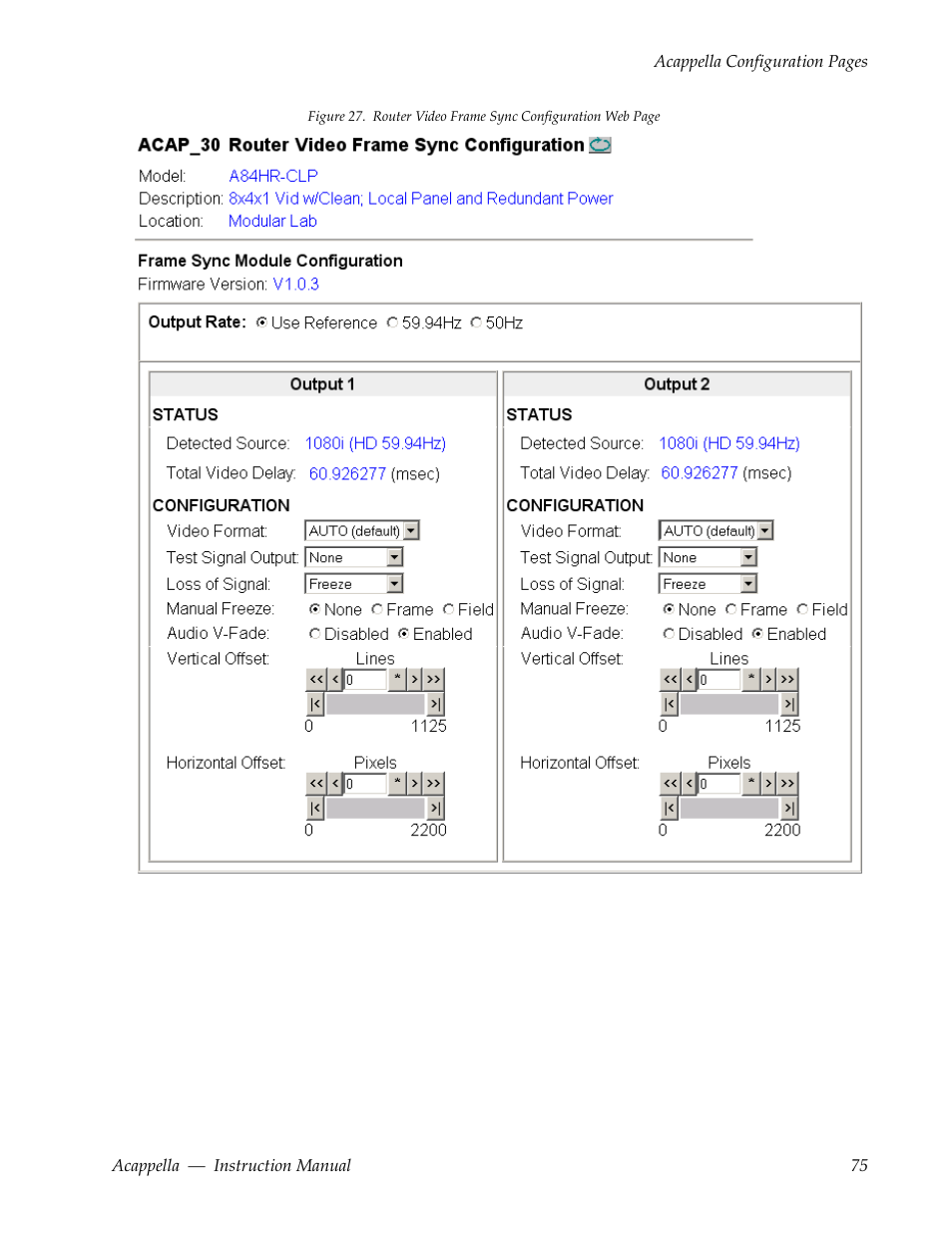 Figure 27 on | Grass Valley Acappella v.3.2.4 User Manual | Page 75 / 128