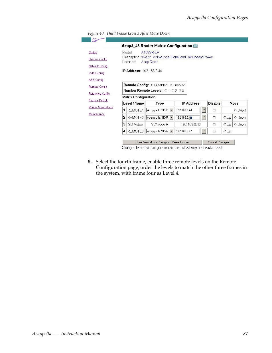 Grass Valley Acappella v.3.2.4 User Manual | Page 87 / 128