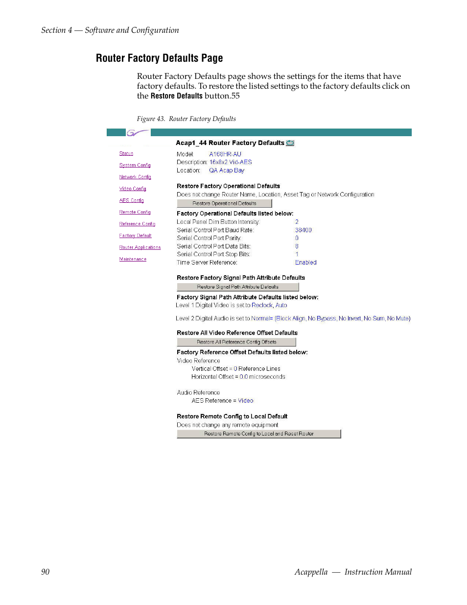 Grass Valley Acappella v.3.2.4 User Manual | Page 90 / 128