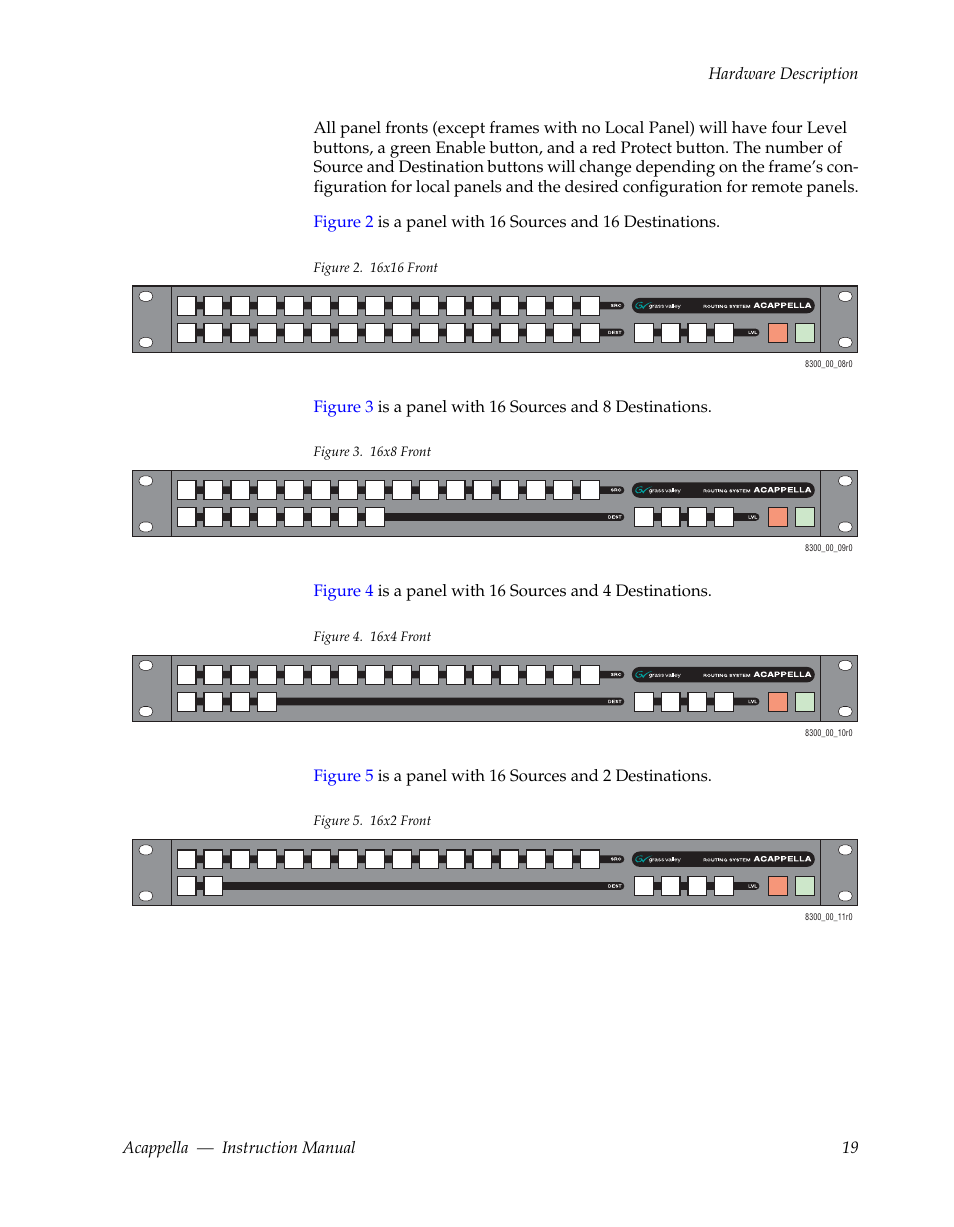 Grass Valley Acappella v.3.1.0 User Manual | Page 19 / 110
