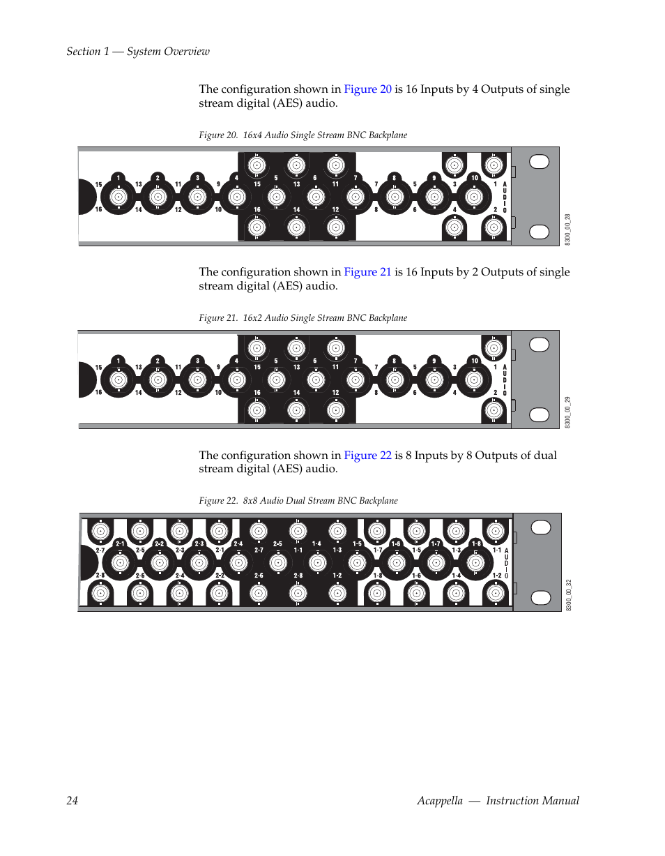 Grass Valley Acappella v.3.1.0 User Manual | Page 24 / 110