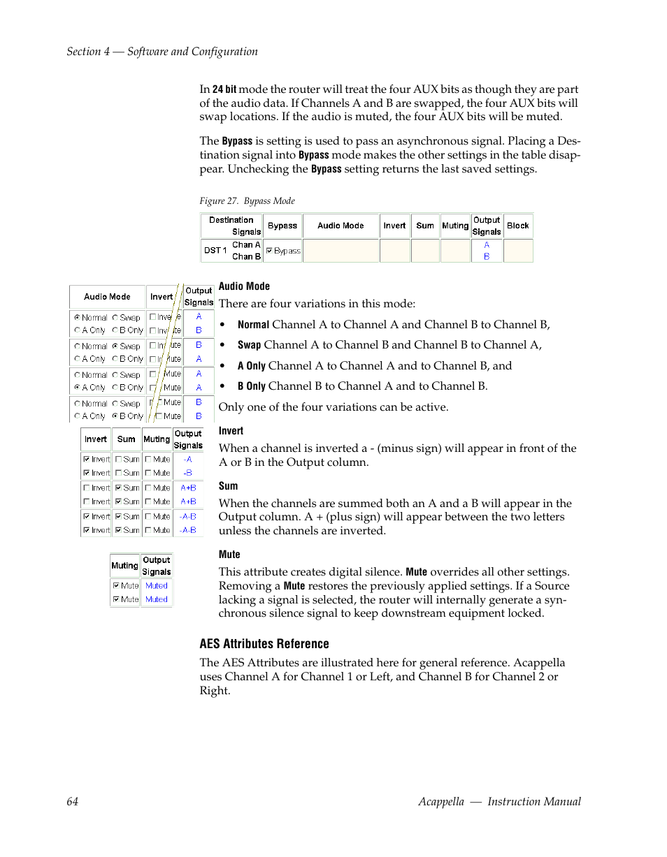 Grass Valley Acappella v.3.1.0 User Manual | Page 64 / 110