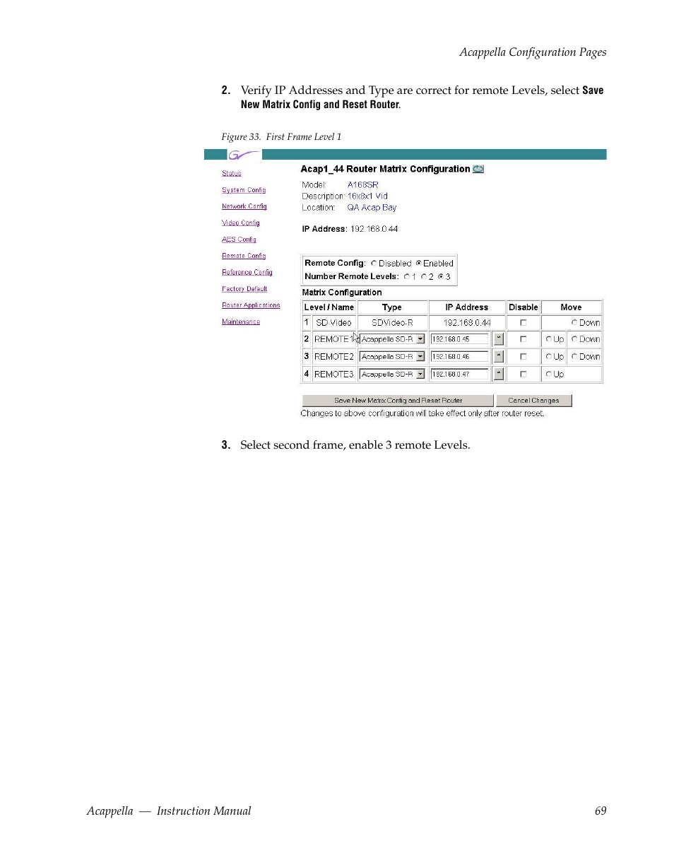 Grass Valley Acappella v.3.1.0 User Manual | Page 69 / 110