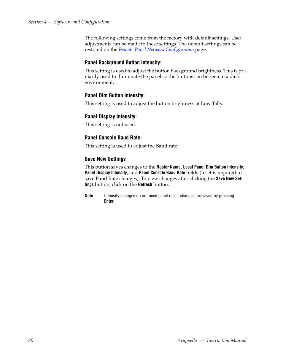 Grass Valley Acappella v.3.1.0 User Manual | Page 80 / 110