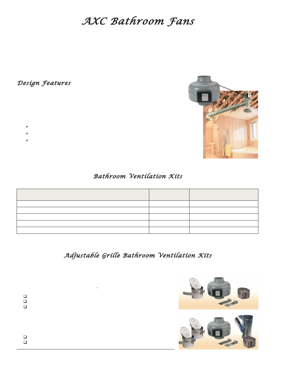 CFM AXC100B User Manual | Page 2 / 4