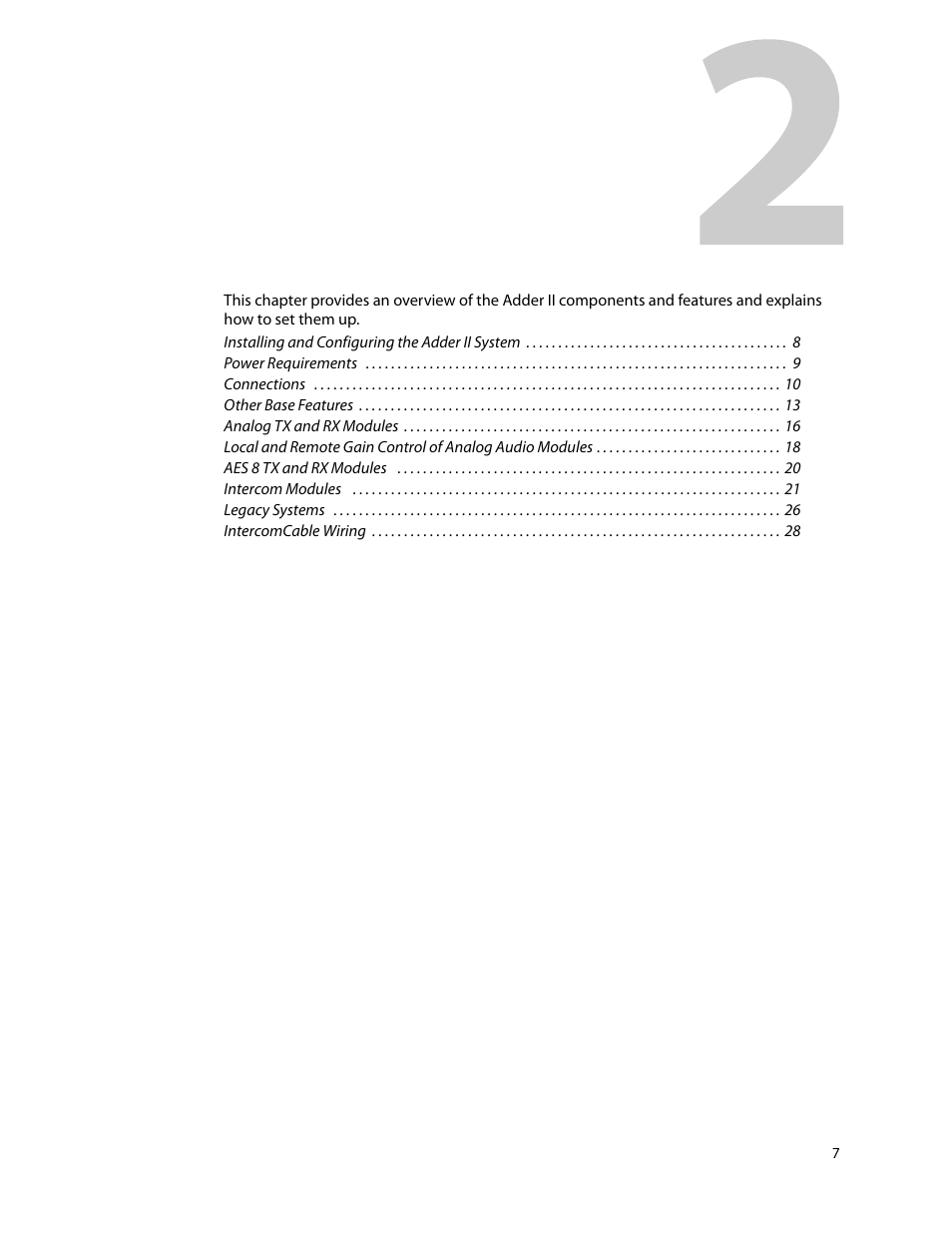 Setting up an adder ii system, 2 setting up an adder ii system | Grass Valley Adder II User Manual | Page 11 / 41
