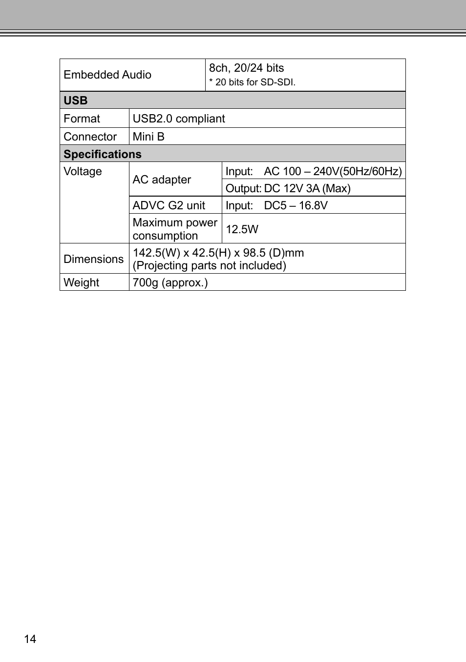 Grass Valley ADVC G2 User Manual | Page 26 / 30