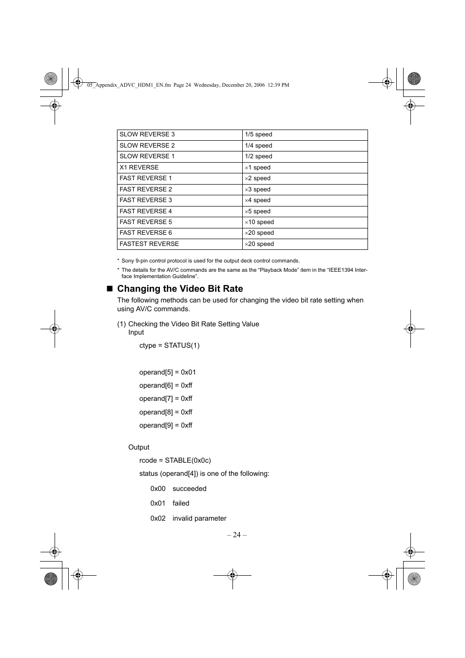 Changing the video bit rate | Grass Valley ADVC-HDM1 User Manual | Page 27 / 28