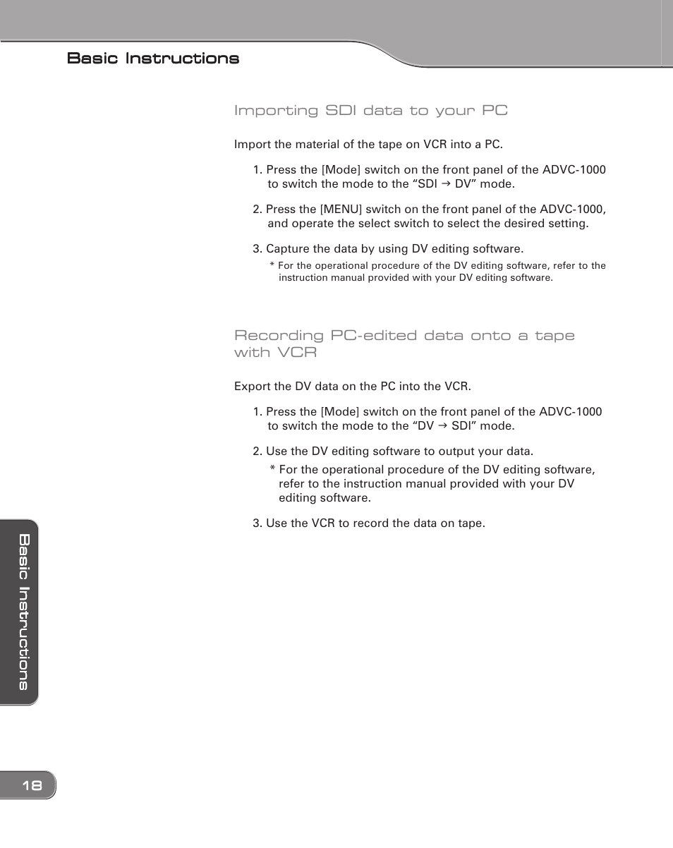 Grass Valley ADVC-1000 User Manual | Page 26 / 44