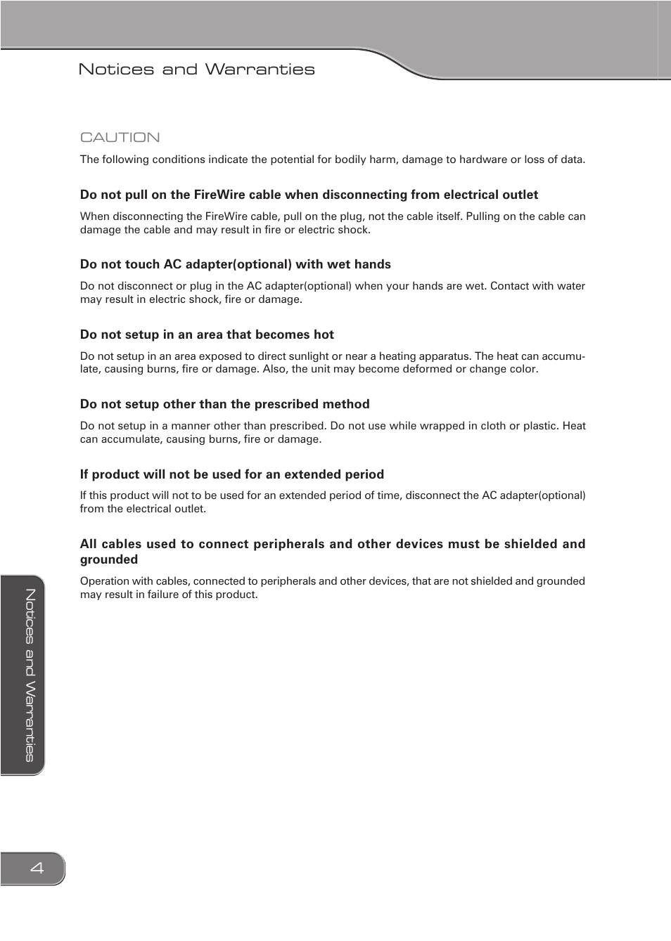 Notices and warranties | Grass Valley ADVC-110 User Manual | Page 4 / 20