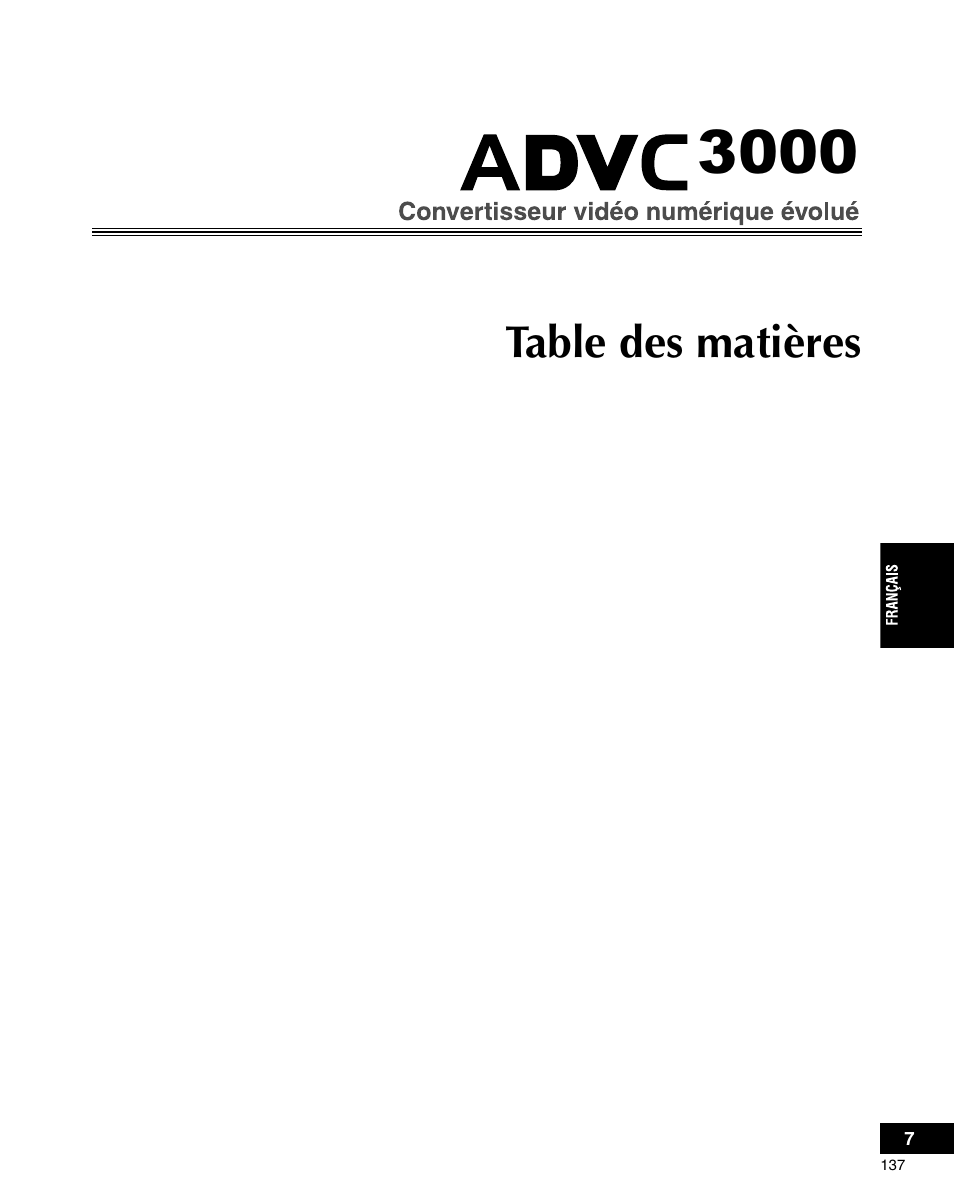 Grass Valley ADVC-3000 User Manual | Page 135 / 192