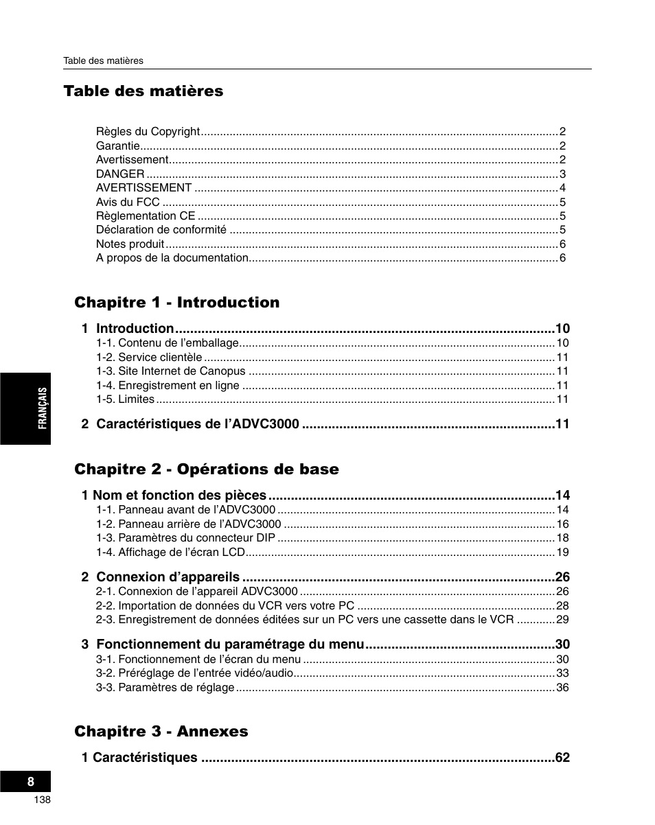 Grass Valley ADVC-3000 User Manual | Page 136 / 192
