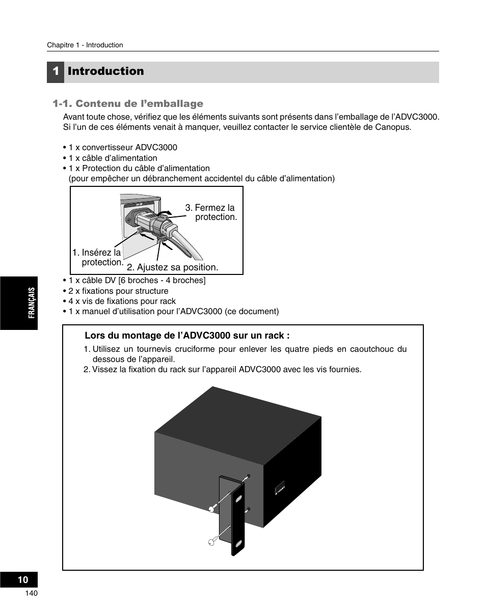 1introduction | Grass Valley ADVC-3000 User Manual | Page 138 / 192