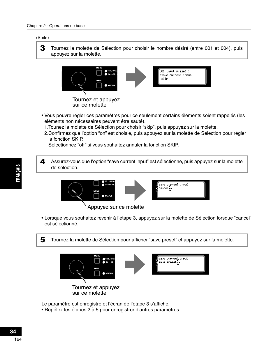 Grass Valley ADVC-3000 User Manual | Page 162 / 192
