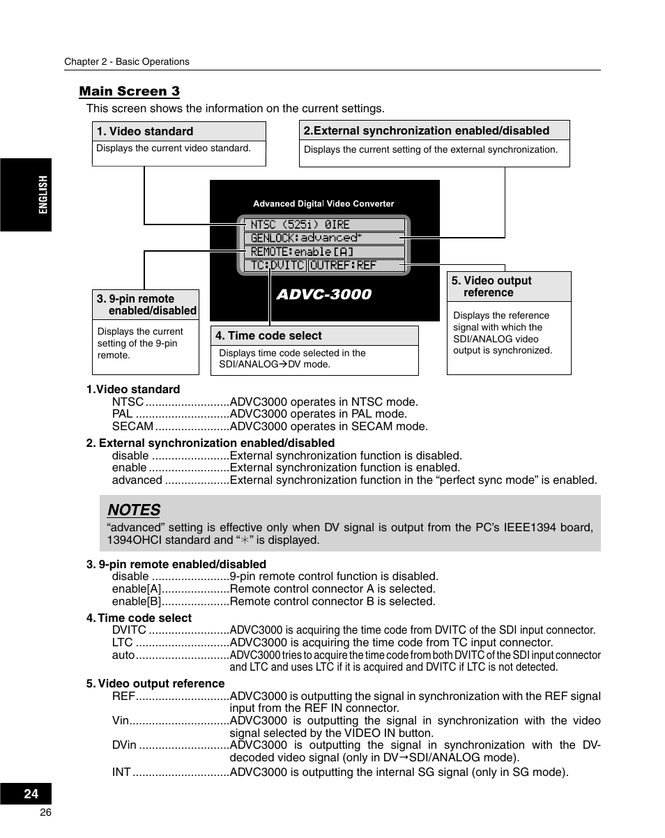Grass Valley ADVC-3000 User Manual | Page 24 / 192