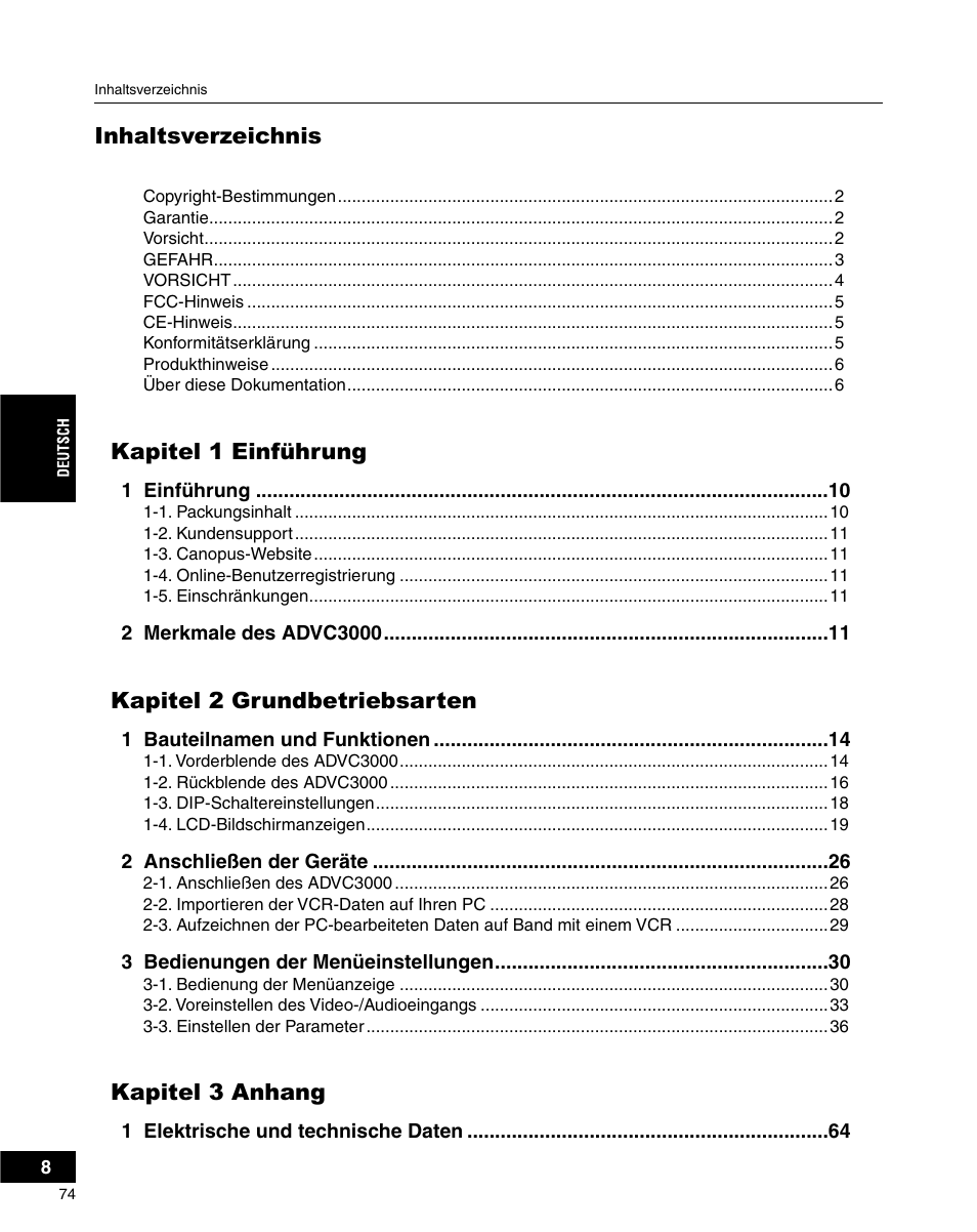 Grass Valley ADVC-3000 User Manual | Page 72 / 192