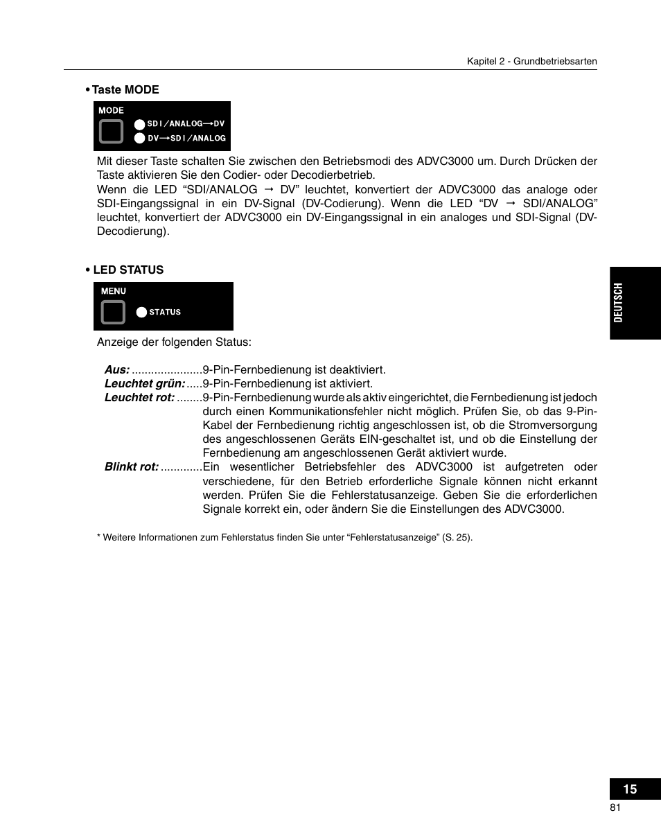 Grass Valley ADVC-3000 User Manual | Page 79 / 192