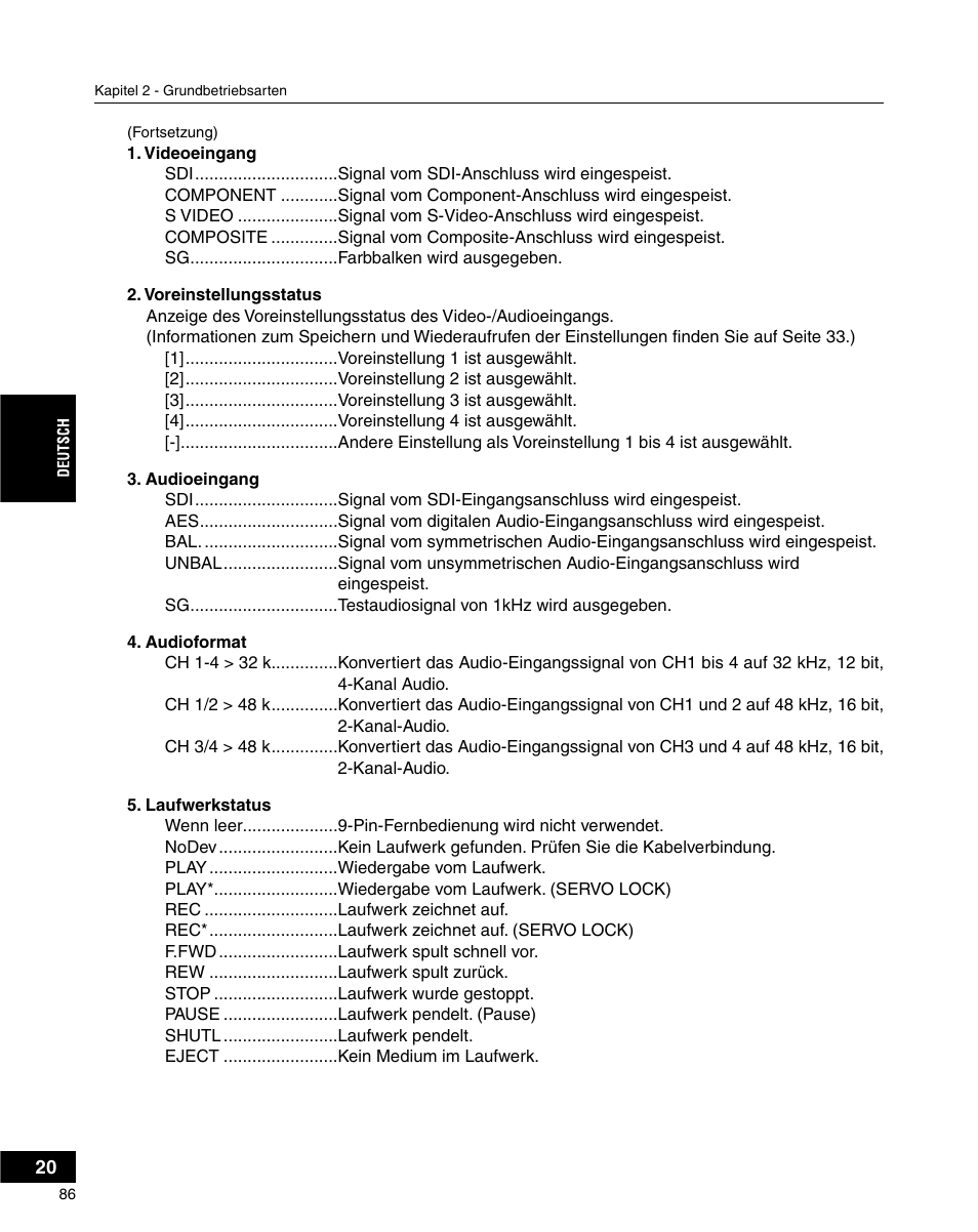 Grass Valley ADVC-3000 User Manual | Page 84 / 192