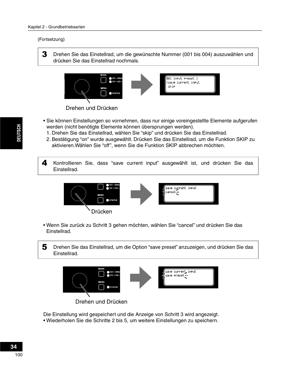 Grass Valley ADVC-3000 User Manual | Page 98 / 192