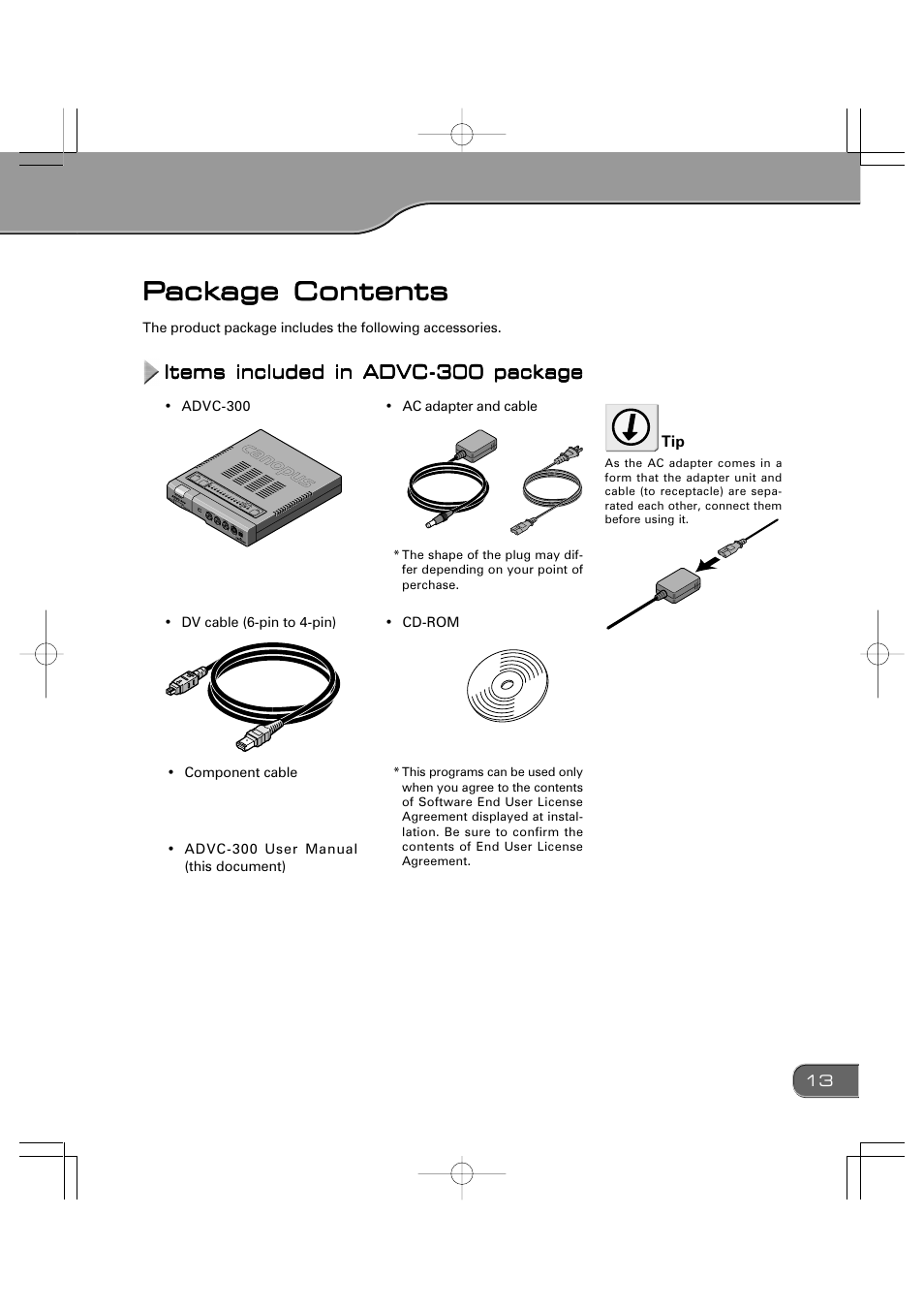 Grass Valley ADVC-300 User Manual | Page 13 / 52