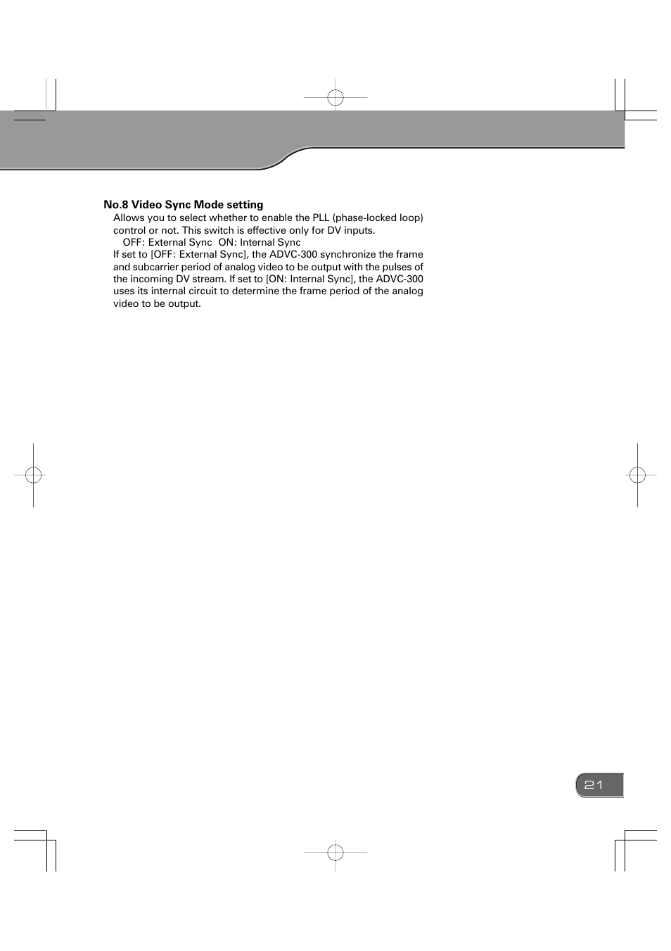 Grass Valley ADVC-300 User Manual | Page 21 / 52