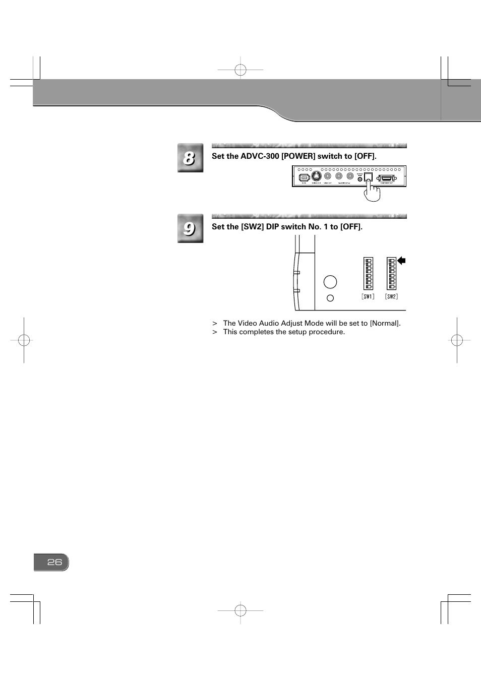 Grass Valley ADVC-300 User Manual | Page 26 / 52