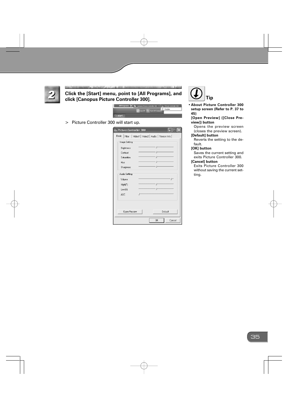 Grass Valley ADVC-300 User Manual | Page 35 / 52