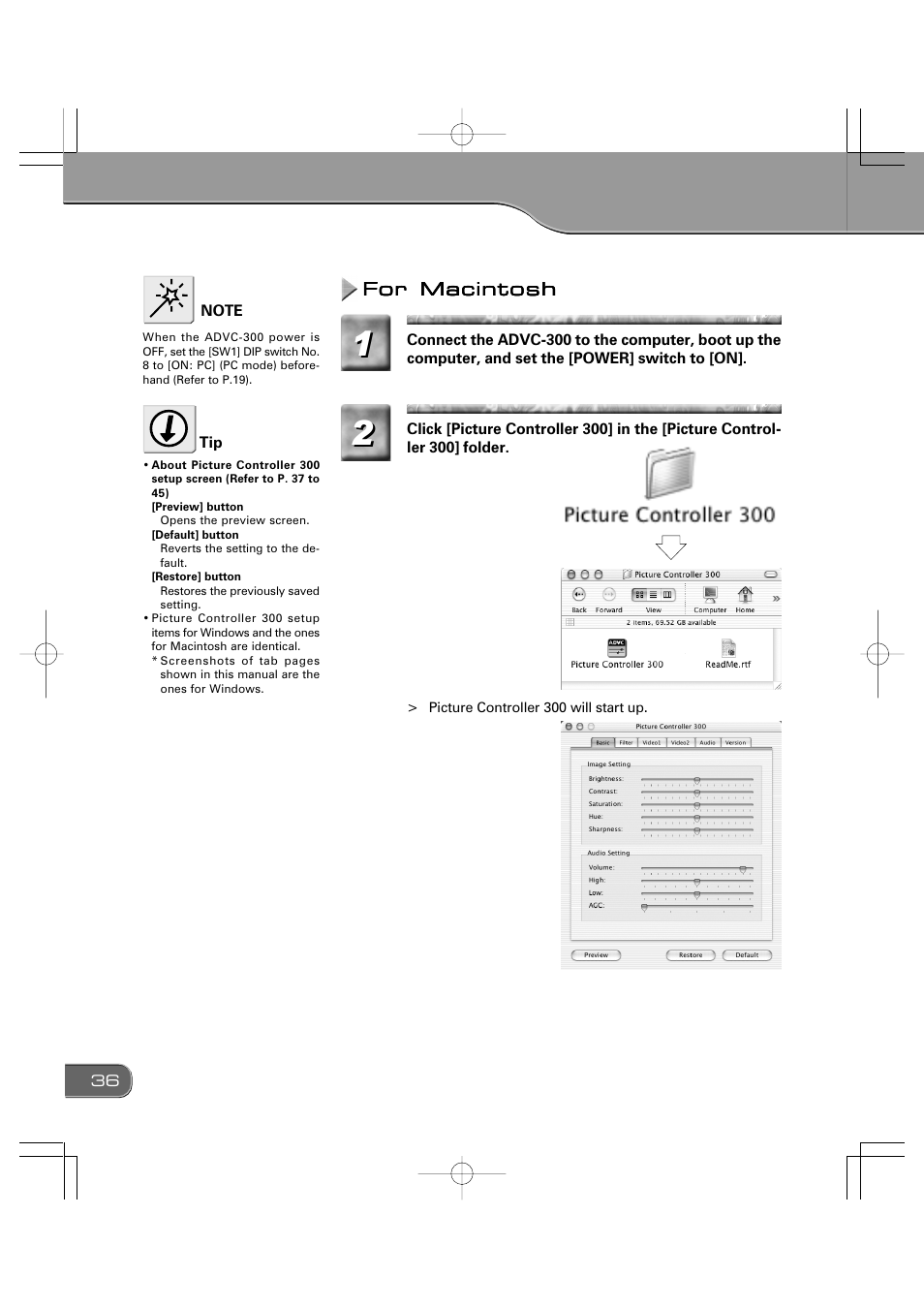 Grass Valley ADVC-300 User Manual | Page 36 / 52