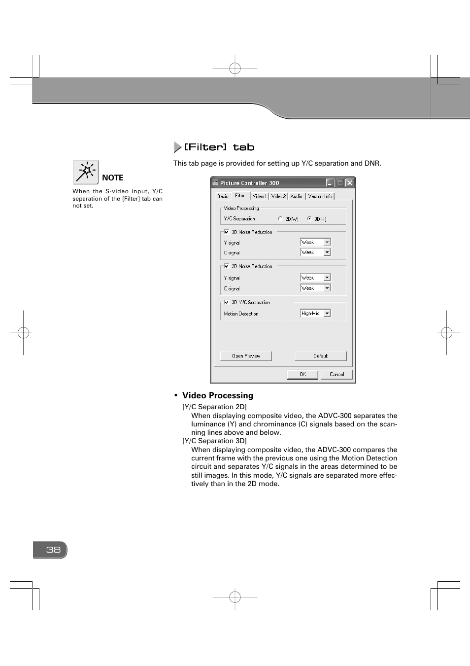 Grass Valley ADVC-300 User Manual | Page 38 / 52