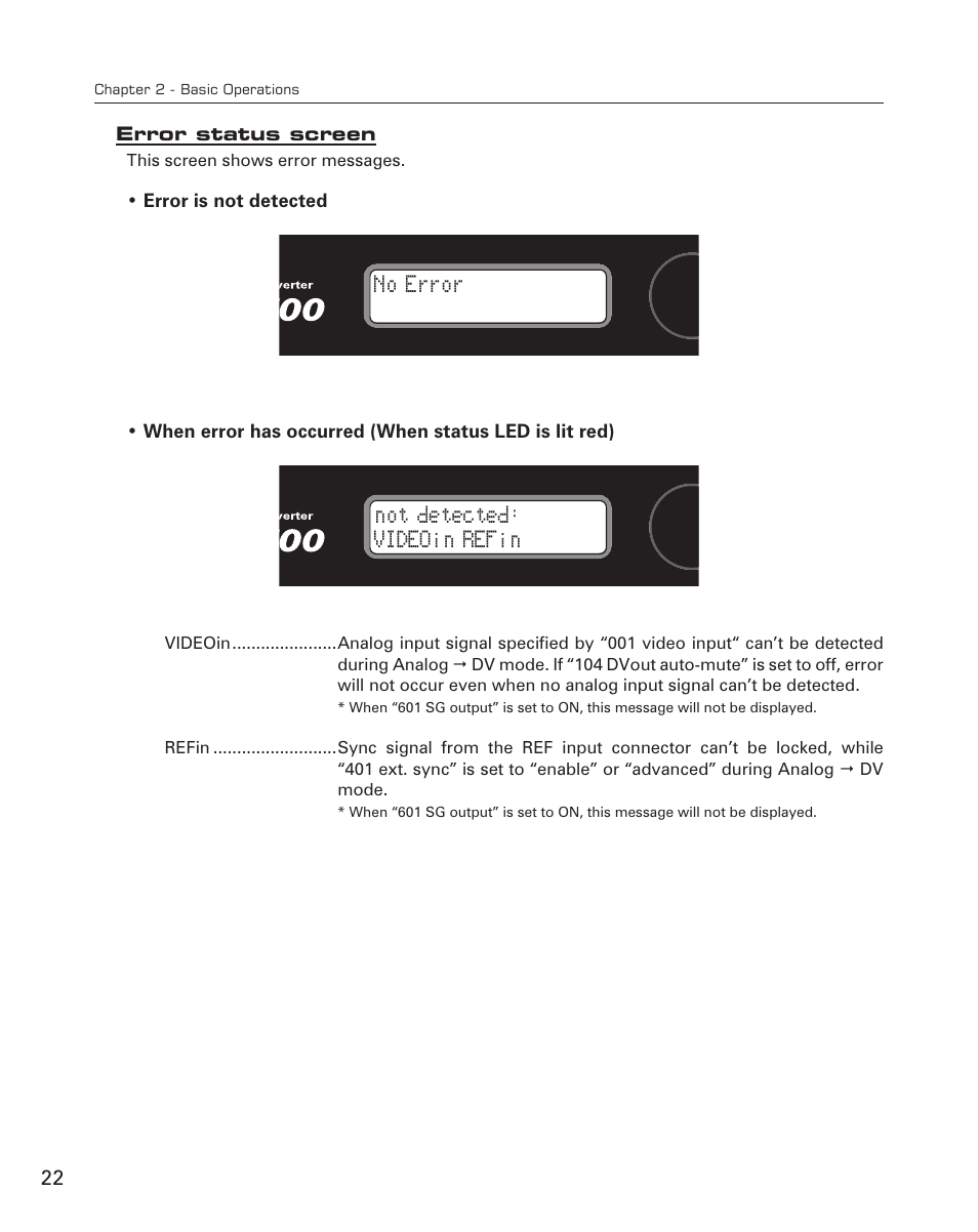 Grass Valley ADVC-700 User Manual | Page 22 / 52
