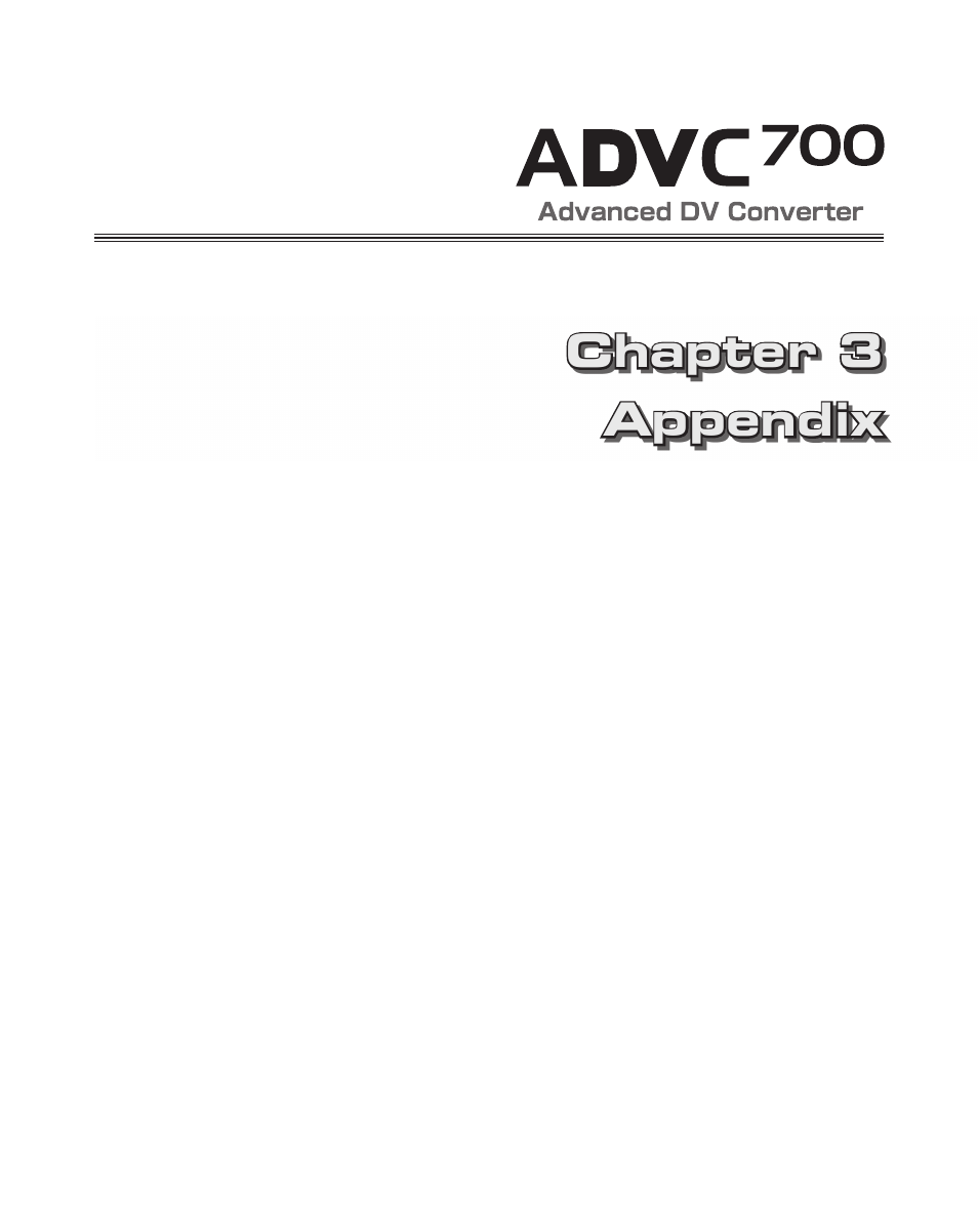 Grass Valley ADVC-700 User Manual | Page 51 / 52