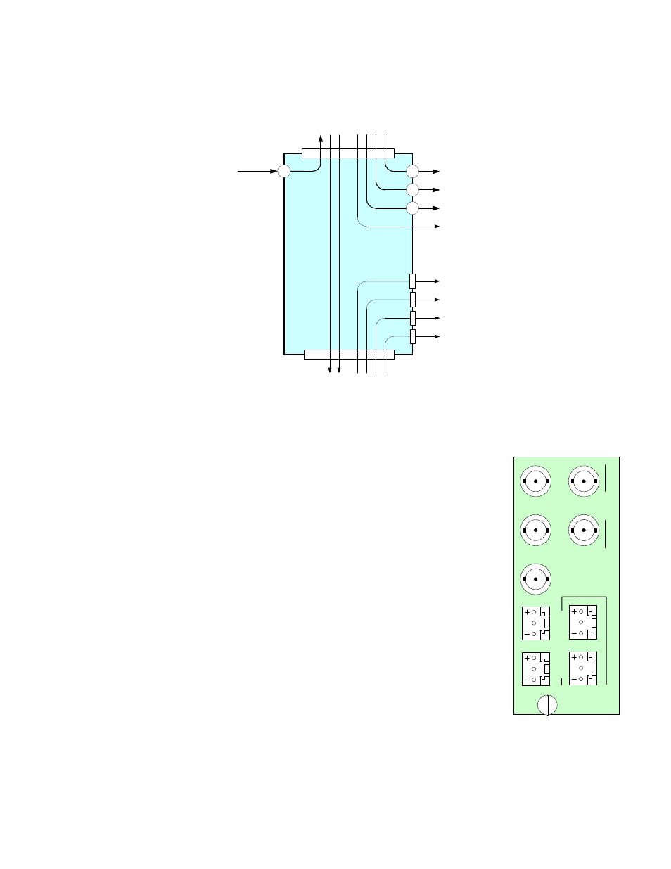 3 adx-1101-drp / adx-1101-drp-3ru rear panel | Grass Valley ADX-1101 User Manual | Page 7 / 9