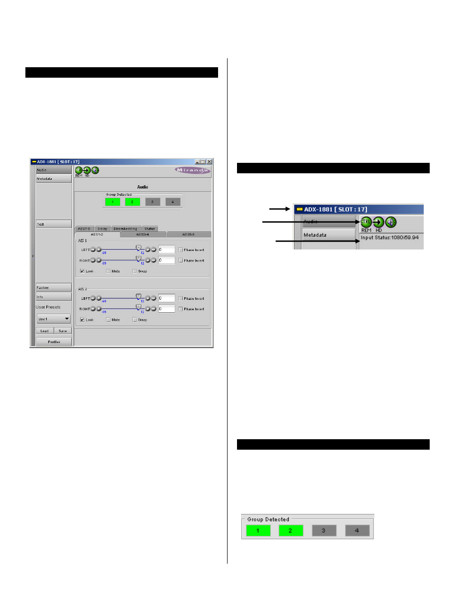 Grass Valley ADX-1881 User Manual | Page 8 / 12