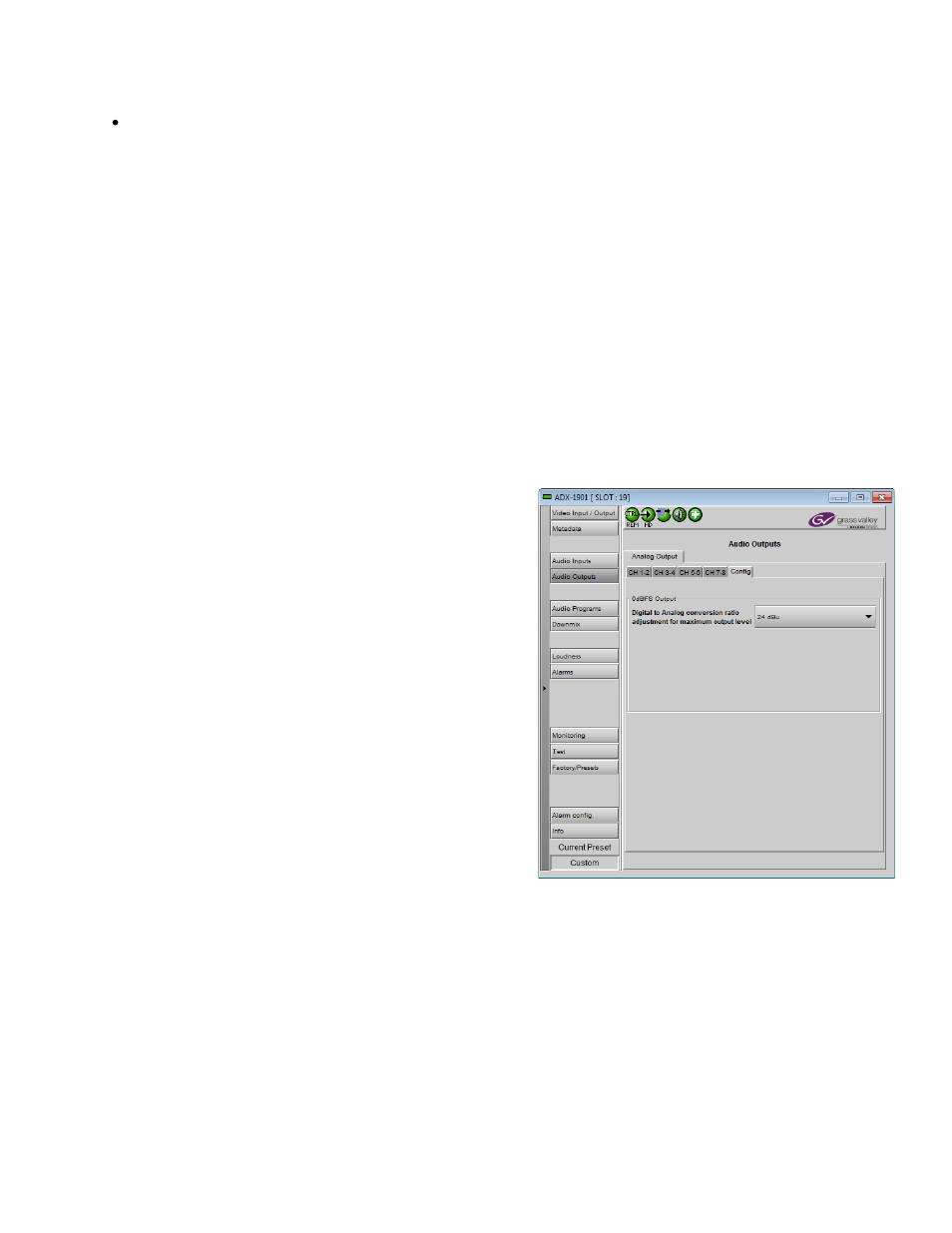 2 config tab | Grass Valley ADX-1901 User Manual | Page 23 / 49
