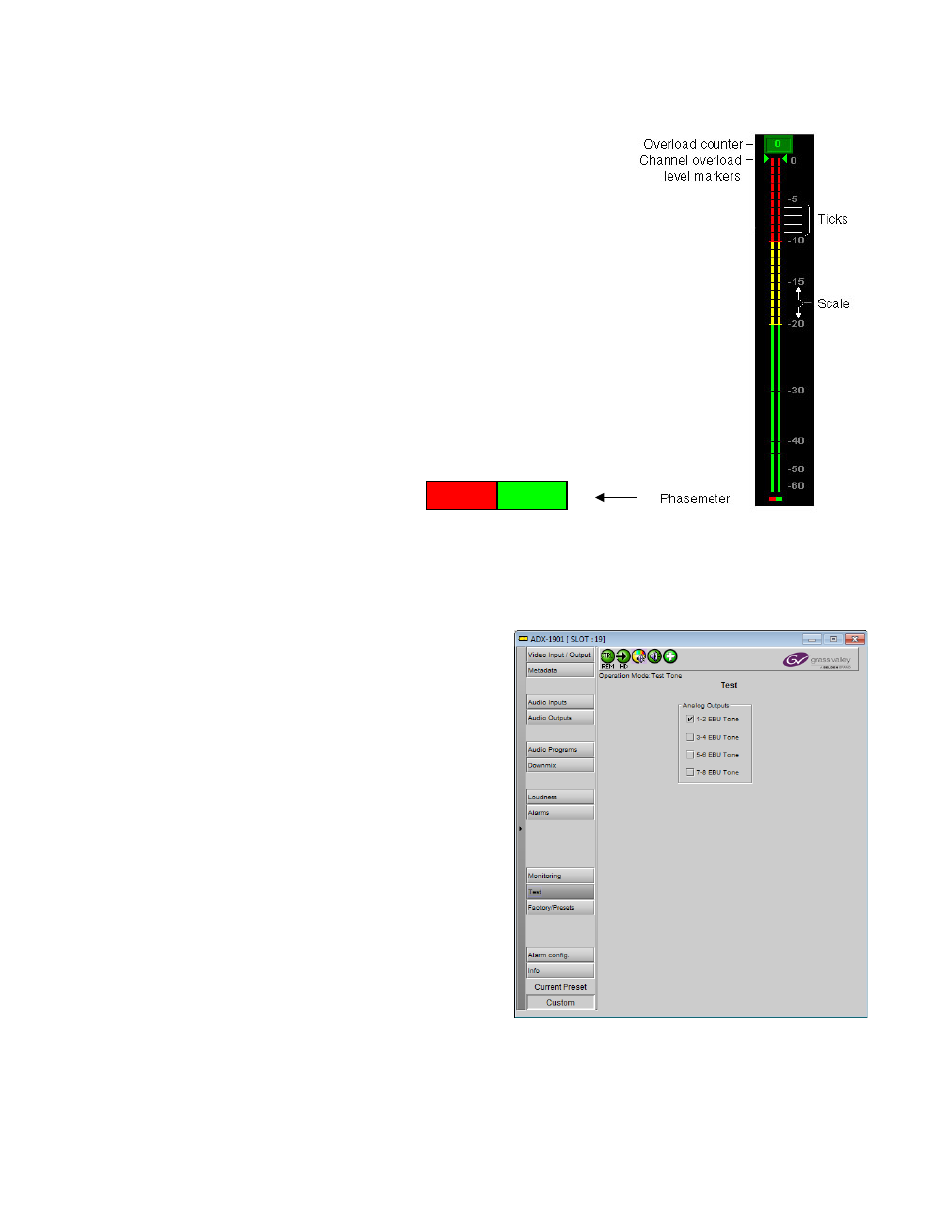 11 test panel | Grass Valley ADX-1901 User Manual | Page 34 / 49