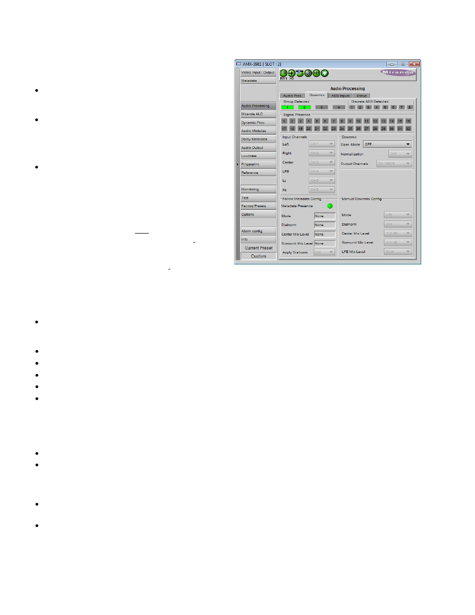 Grass Valley AMX-3981 2014 User Manual | Page 34 / 118