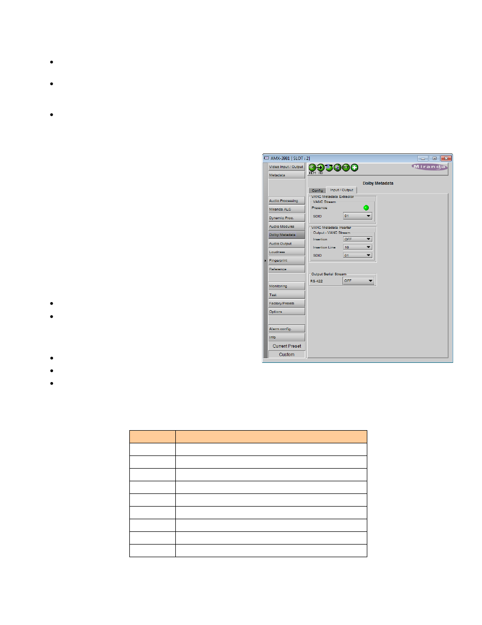 2 input/output tab | Grass Valley AMX-3981 2014 User Manual | Page 51 / 118