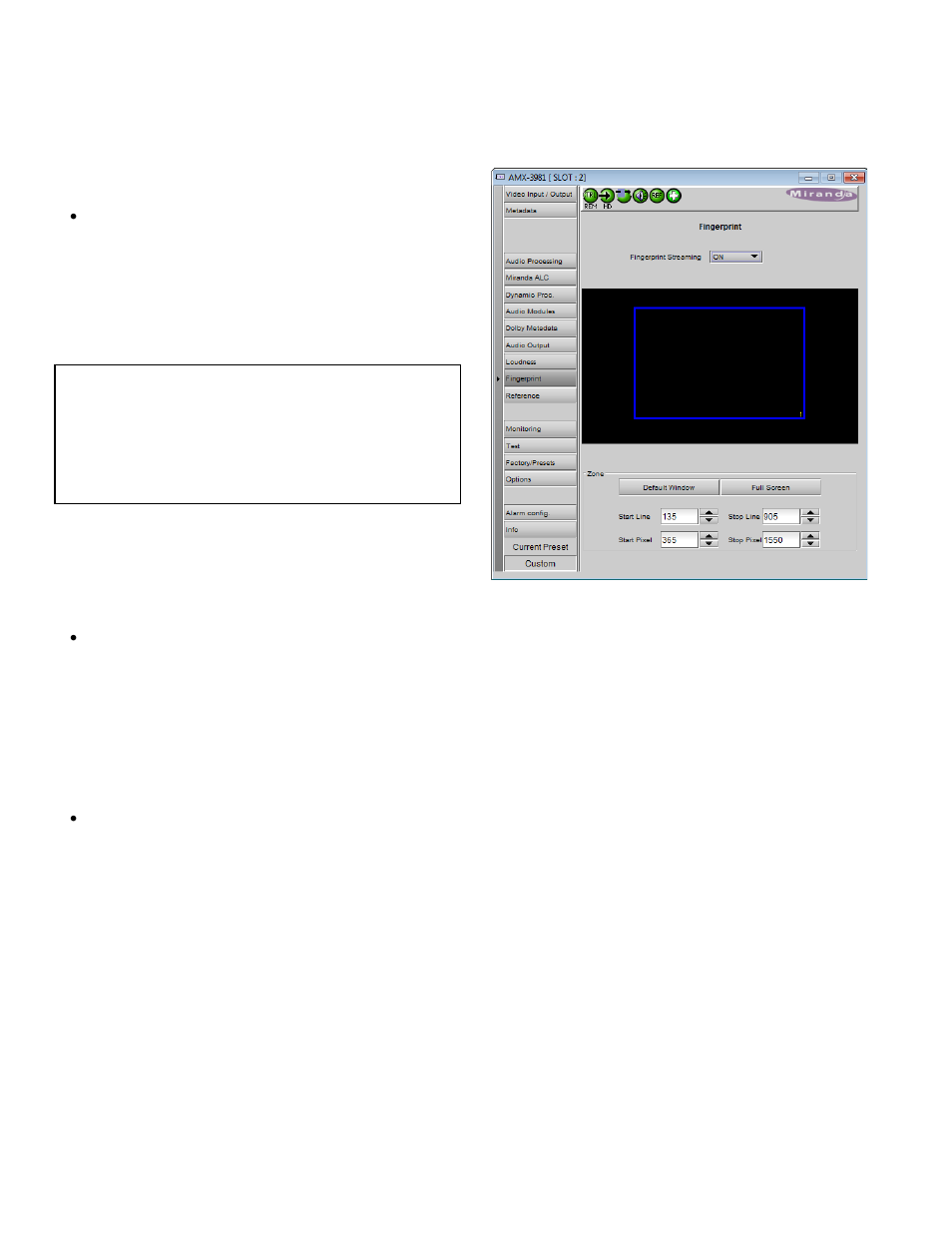 11 fingerprint panel | Grass Valley AMX-3981 2014 User Manual | Page 58 / 118